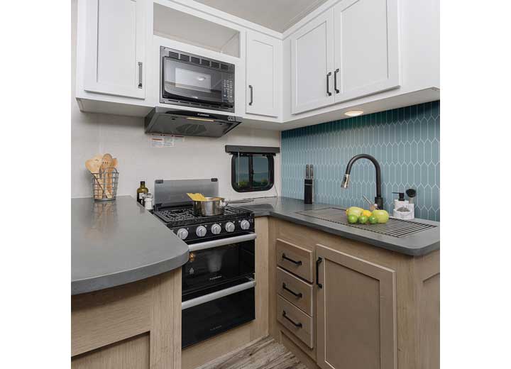 Genesis Products Inc REVIVE BACKSPLASH COASTAL BLUE PICKET 18"X24"