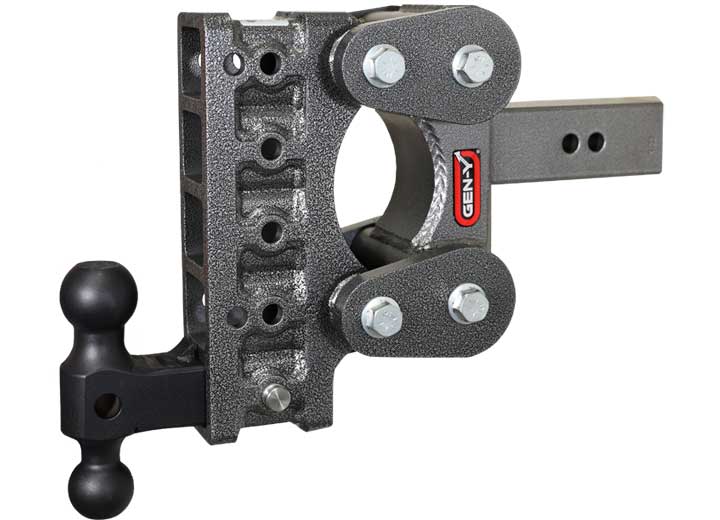 Gen-Y Hitch THE BOSS SERIES-TORSION FLEX, 2.5IN SHANK, 7.5IN DROP, 16K HITCH/VERSA BALL