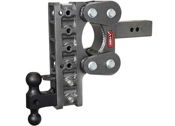 Gen-Y Hitch THE BOSS SERIES - TORSION FLEX, 2.5IN SHANK, HITCH, VERSA-BALL & PINTLE