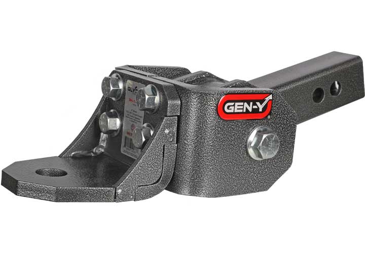 Gen-Y Hitch GLYDER-TORSION-FLEX,2IN SHANK;2IN DROP OR 4IN RISE,7K TOWING,BALL PLATFORM W/1IN