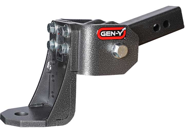Gen-Y Hitch GLYDER-TORSION-FLEX, 2" SHANK; 6" DROP OR 8IN RISE 7K TOWING, BALL PLATFORM W/1I