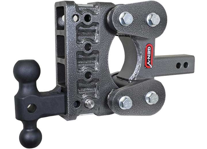 Gen-Y Hitch THE BOSS SERIES-TORSION FLEX, 2IN SHANK, 5IN DROP, 16K HITCH/VERSA BALL