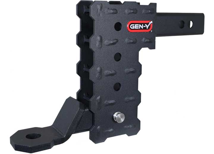 Gen-Y Hitch PHANTOM 2IN HOLLOW SHANK 7IN DROP .5K TW 5K HITCH & GH-13001 STANDARD BALL MOUNT