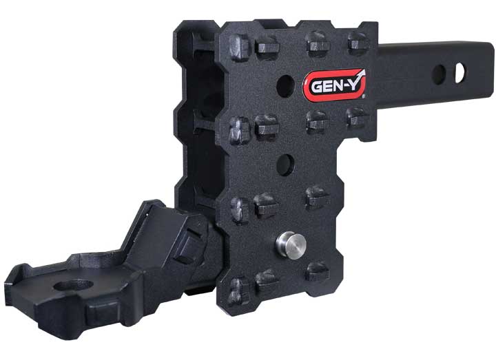 Gen-Y Hitch PHANTOM-X 2IN SHANK 4.5IN DROP .7K TW 7K HITCH & GH-13051X PLATINUM BALL MOUNT