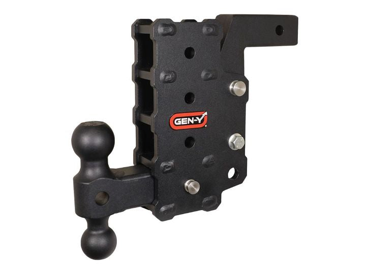 Gen-Y Hitch PHANTOM 2IN SHANK 9IN DROP 1.2K TW 12K HITCH & GH-044 VERSA-BALL MOUNT