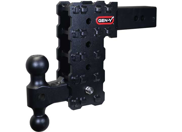 Gen-Y Hitch 2.5IN SOLID SHANK 7.5IN DROP 1.6K TW 16K HITCH & GH-051 VERSA-BALL MOUNT
