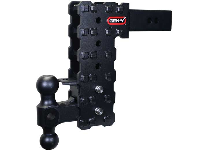 Gen-Y Hitch 2.5IN SOLID SHANK 10IN DROP 1.6K TW 16K HITCH & GH-051 VERSA-BALL & GH-032 PINTLE LOCK