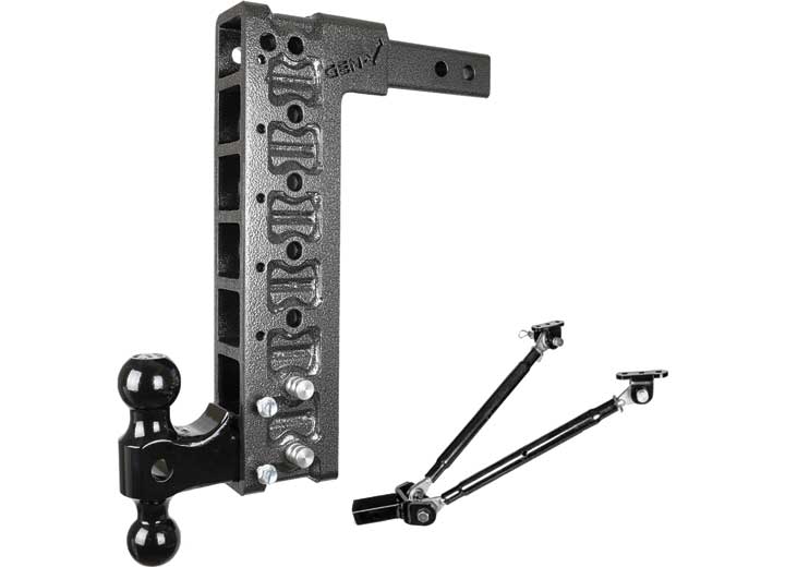Gen-Y Hitch MEGA-DUTY SERIES, 2IN SHANK, HITCH, VERSA-BALL AND STABILIZER KIT (GH-0100)