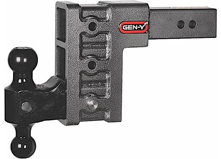 Gen-Y Hitch MEGA-DUTY SERIES, 2.5IN SHANK, 6IN DROP, 21K HITCH/VERSA-BALL
