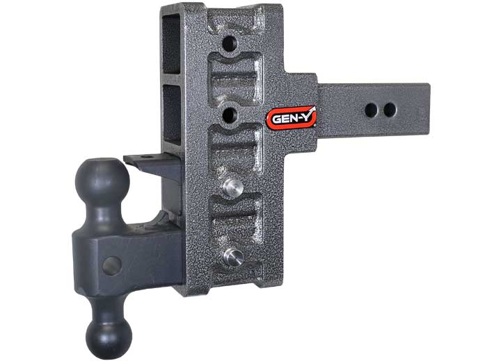 Gen-Y Hitch MEGA-DUTY SERIES, 2.5IN OFFSET SHANK, HITCH & VERSA-BALL PINTLE