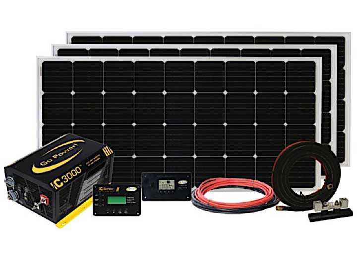 Go Power! SOLAR-EXTREME: 600 WATT SOLAR & IC-3000 WATT INVERTER CHARGER KIT