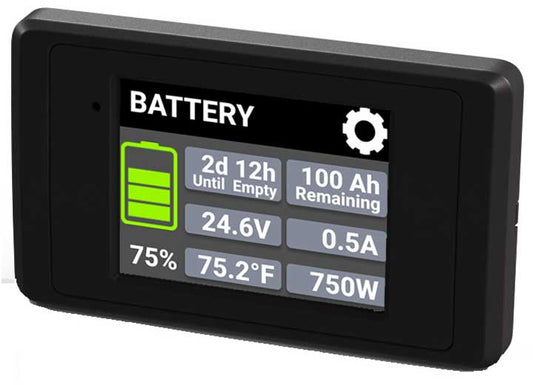 Go Power! GP-BMG: BATTERY MANAGER W/500A SHUNT AND LCD DISPLAY