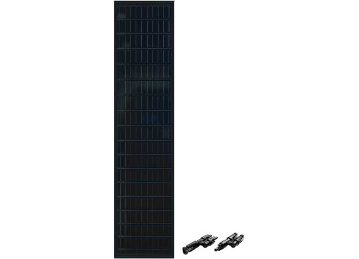 Go Power! GP-SLIM-BLK-100E: 100W BLACK SLIM SOLAR EXPANSION KIT