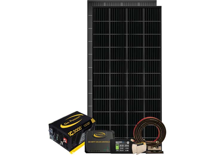 Go Power! POWERTRAK 400W SOLAR & INVERTER/CHARGER MPPT SYSTEM W/ BMG & IC3000
