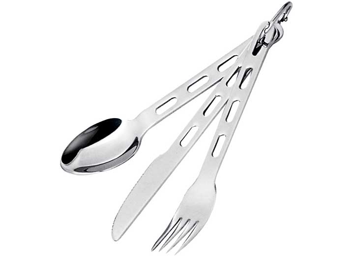 GSI Outdoors Glacier Stainless 3 pc. Ring Cutlery