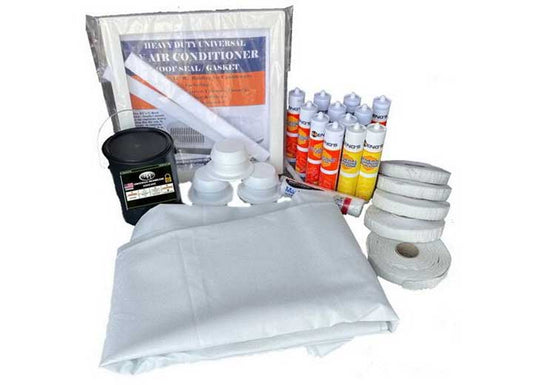 Heng's FOLDED TPO MEMBRANE PLUS INSTALLATION KIT - DELUXE - 9FT 6IN X 45FT - WHITE