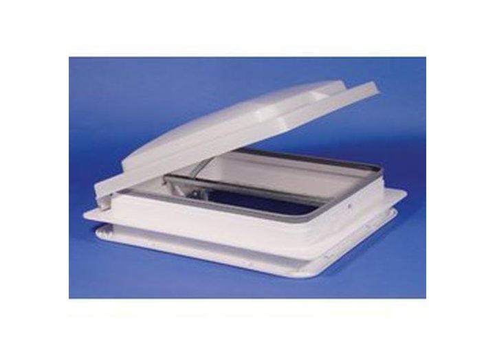 Heng's VENT 14IN  WHITE, PLASTIC BASE, JRP1118 GARNISH, ACRYLIC SMOKE LID, RETAIL PACK