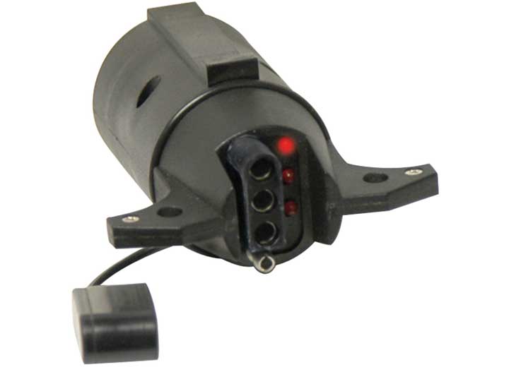 Hopkins Manufacturing 7 RV ROUND TO 4 FLAT W/LED INDICATOR LIGHTS ADAPTE