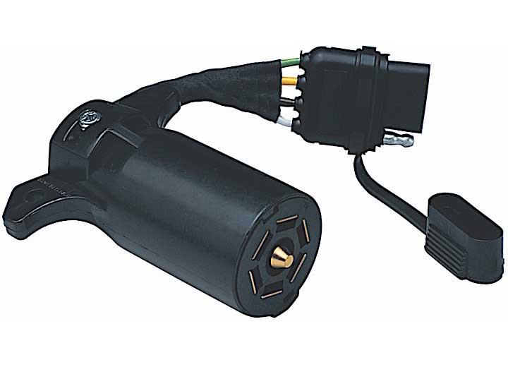 Hopkins Manufacturing 7 RV BLADE TO 4 FLAT (WITH FLEXIBLE WIRES) ADAPTER