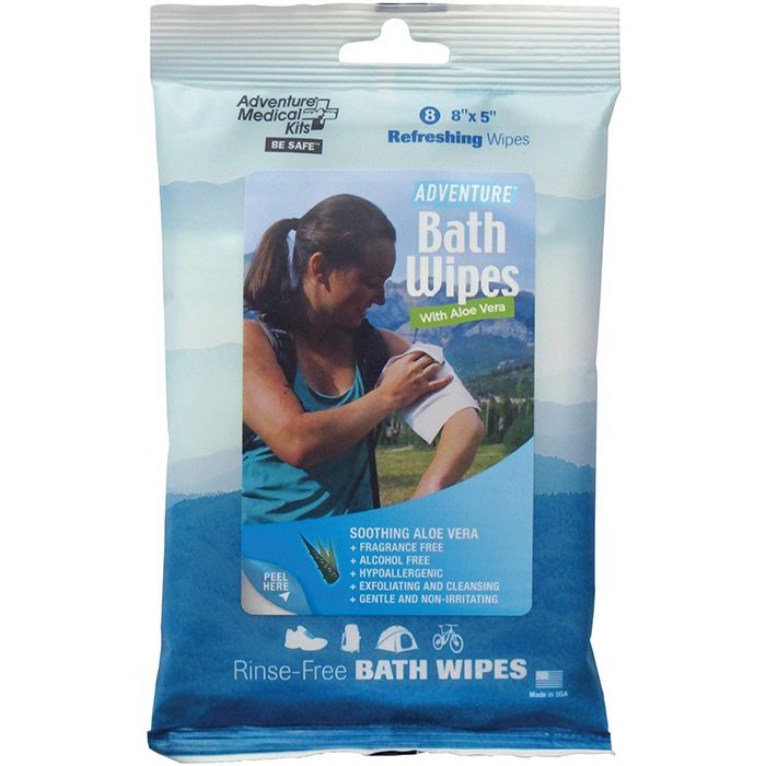 ADVENTURE MEDICAL KITS AMK ADVENTURE BATH WIPES