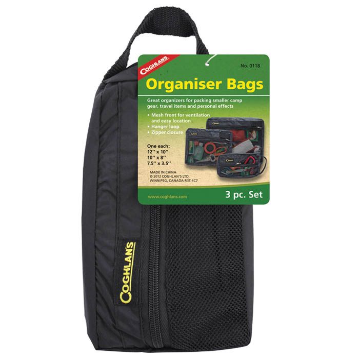 COGHLANS ORGANIZER BAGS (3 PK)