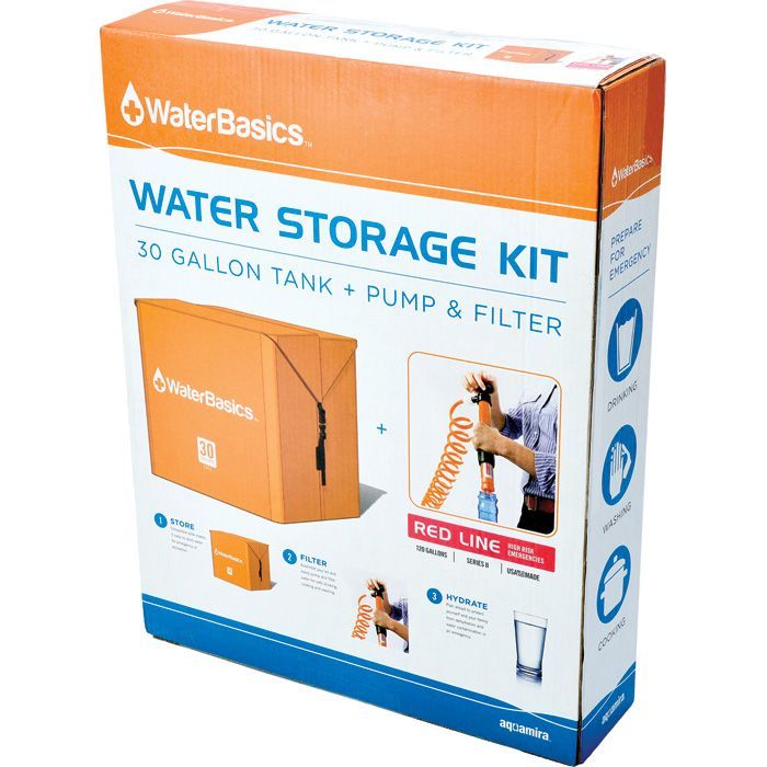 WATER BASICS WATER STORAGE KIT W/FILTER