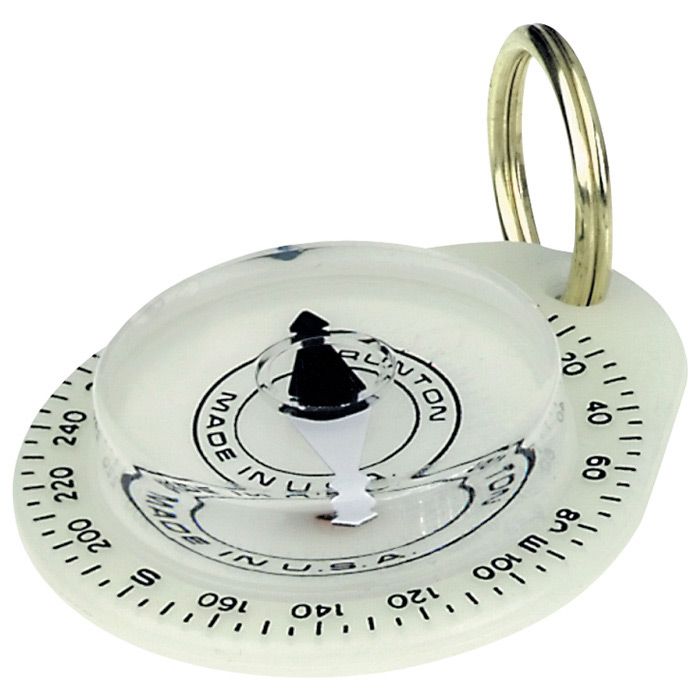 BRUNTON GLOWING KEY RING COMPASS 5 DEGREE RESOLUTION