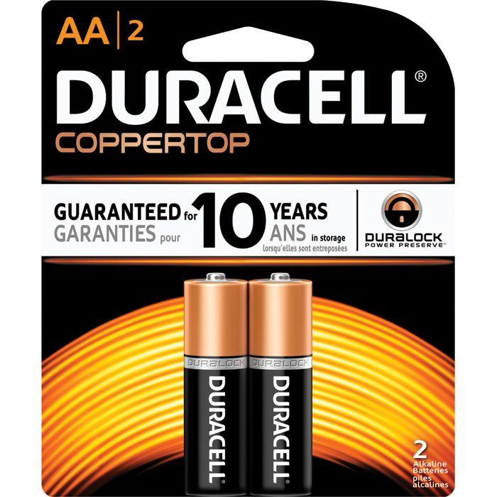 DURACELL COPPERTOP BATTERIES