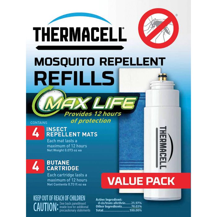 THERMACELL THERM MAX LIFE REFILL 48 HOUR 4 PACK
