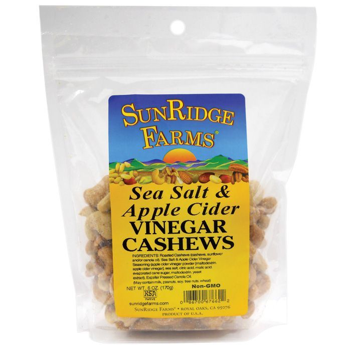 SUNRIDGE FARMS SUNRIDGE CASHEWS