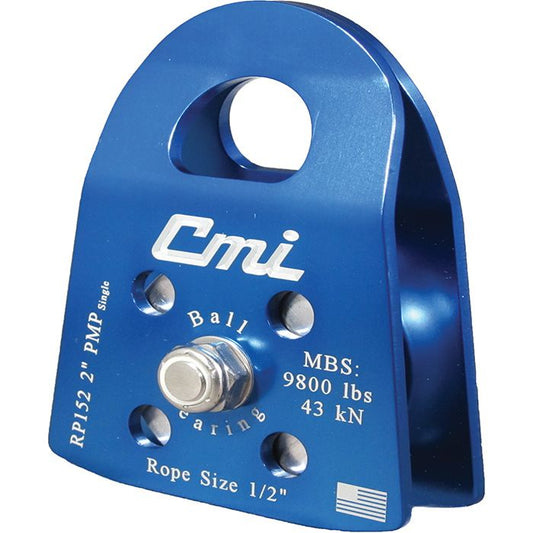 CMI 2" PRUSIK MINDING ALUMINUM SHEAVE PULLEY