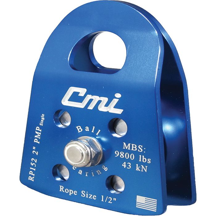 CMI 2" PRUSIK MINDING ALUMINUM SHEAVE PULLEY