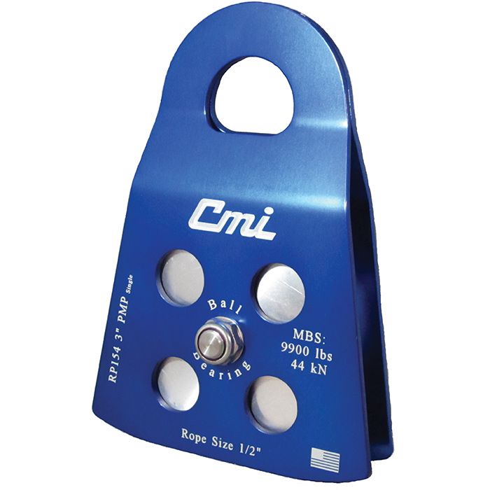 CMI 3" PRUSIK MINDING ALUMINUM SHEAVE PULLEY