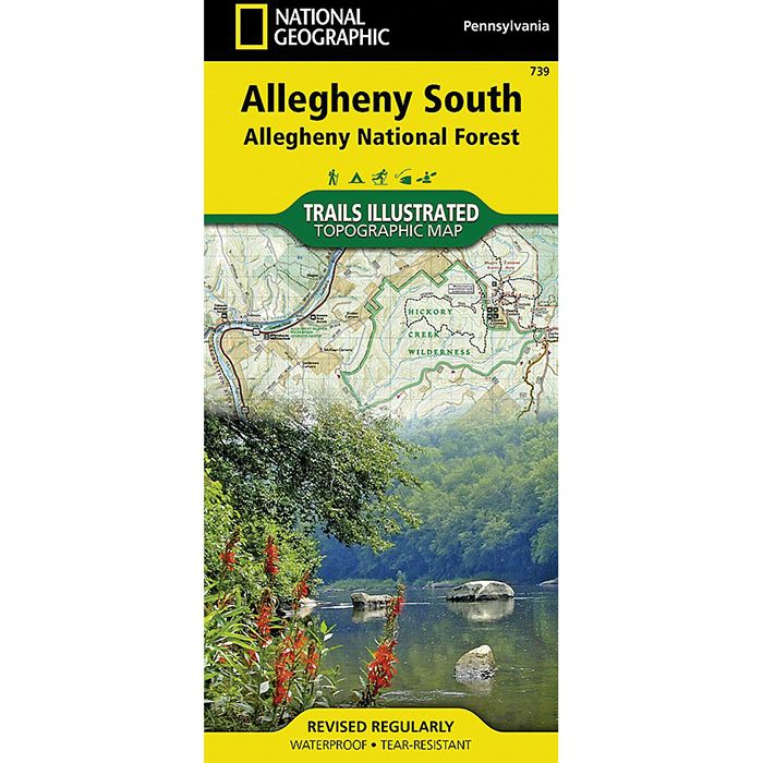 NATIONAL GEOGRAPHIC ALLEGHENY NATIONAL FOREST SOUTH No.739