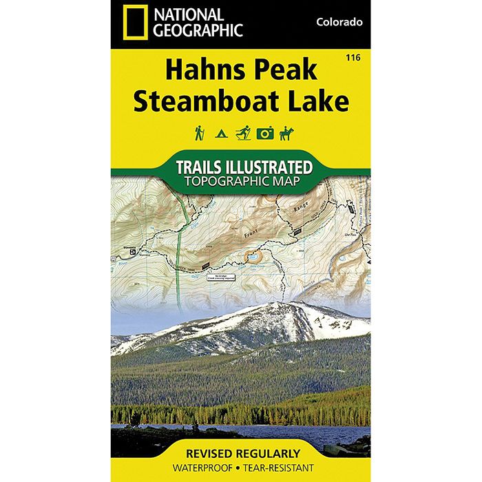 NATIONAL GEOGRAPHIC HAHNS PEAK  STEAMBOAT LAKE No.116