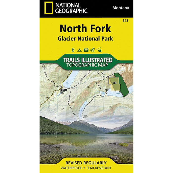 NATIONAL GEOGRAPHIC NORTH FORK - GLACIER NATIONAL PARK No.313