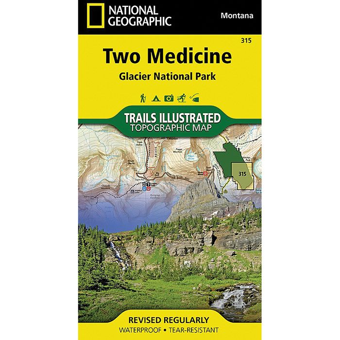 NATIONAL GEOGRAPHIC TWO MEDICINE - GLACIER NATIONAL PARK No.315