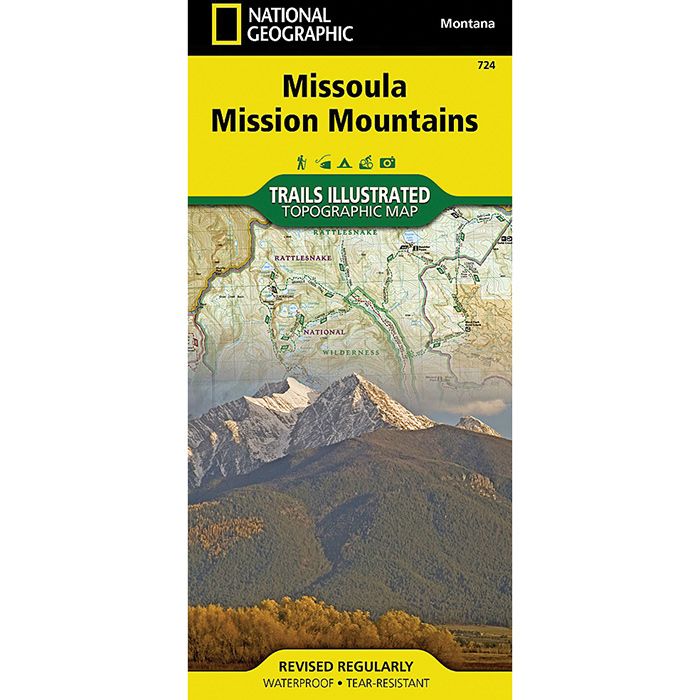 NATIONAL GEOGRAPHIC MISSOULA / MISSION MOUNTAINS No.724