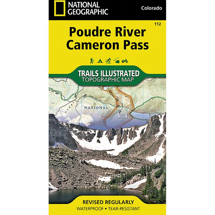 NATIONAL GEOGRAPHIC POUDRE RIVER / CAMERON PASS No.112