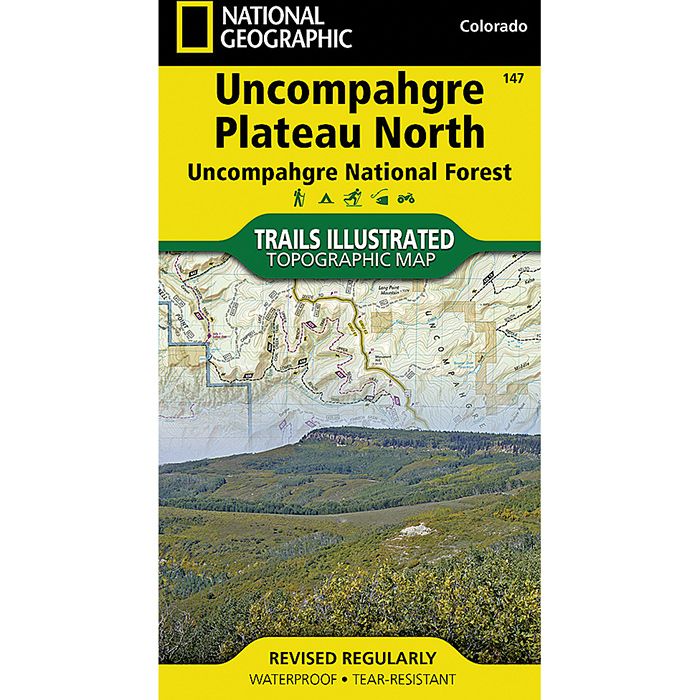 NATIONAL GEOGRAPHIC UNCOMPAHGRE PLATEAU NORTH No.147