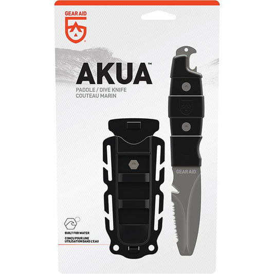 GEAR AID AKUA BLUNT TIP KNIFE BLACK