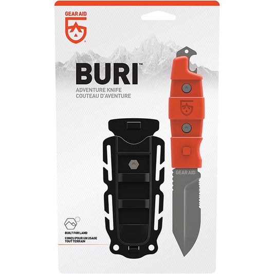 GEAR AID BURI UTILITY KNIFE ORANGE