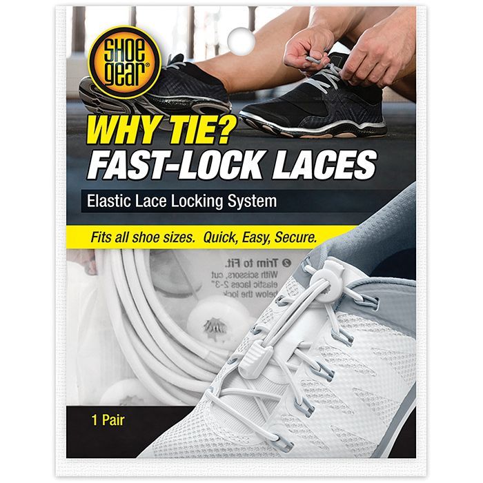 SHOE GEAR WHY TIE FAST LOCK LACES