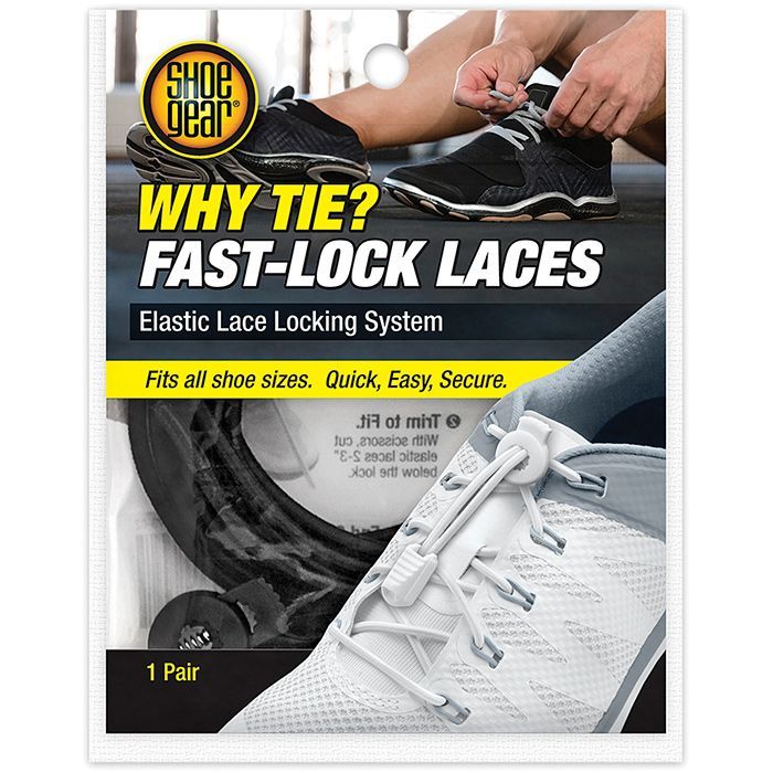 SHOE GEAR WHY TIE FAST LOCK LACES