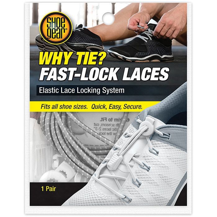 SHOE GEAR WHY TIE FAST LOCK LACES