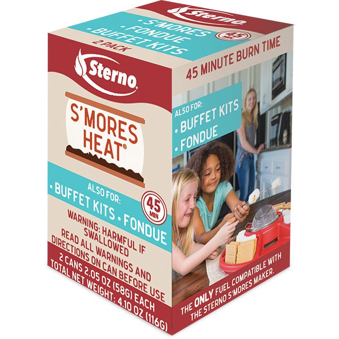 STERNO S'MORES HEAT 2PK