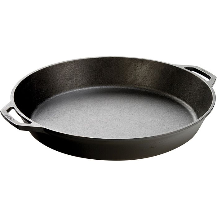 LODGE 17" CAST IRON SKILLET WITH HANDLES