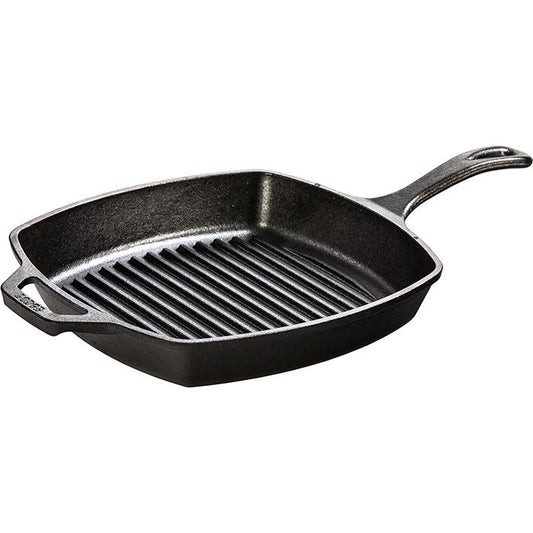 LODGE 10.5" SQUARE CAST IRON GRILL PAN