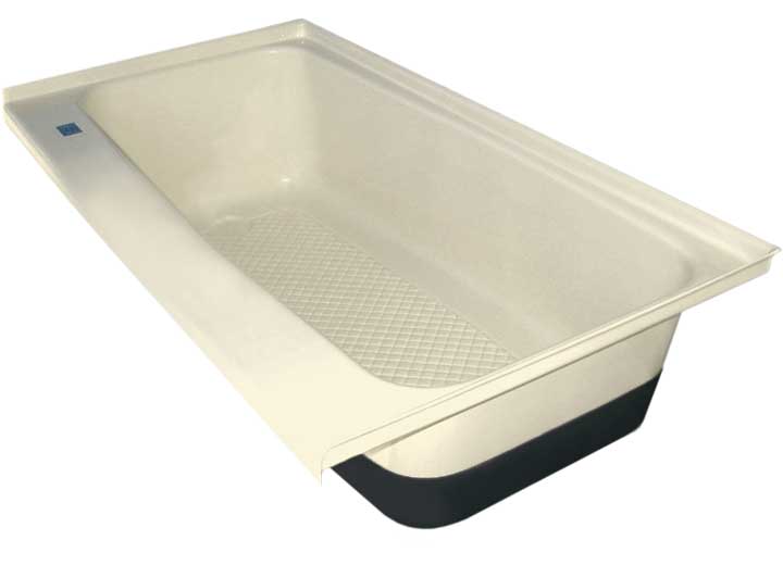 Icon Technologies Limited RV Icon RV Bath Tub with Left Hand Drain - 46" x 24" x 13" - Colonial White