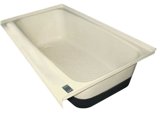 Icon Technologies Limited RV Icon RV Bath Tub with Left Hand Drain - 42" x 24" x 13" - Colonial White